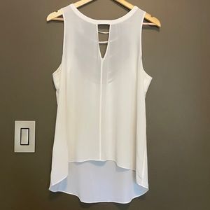 BCBG Max Azria Hi-low Silk Top